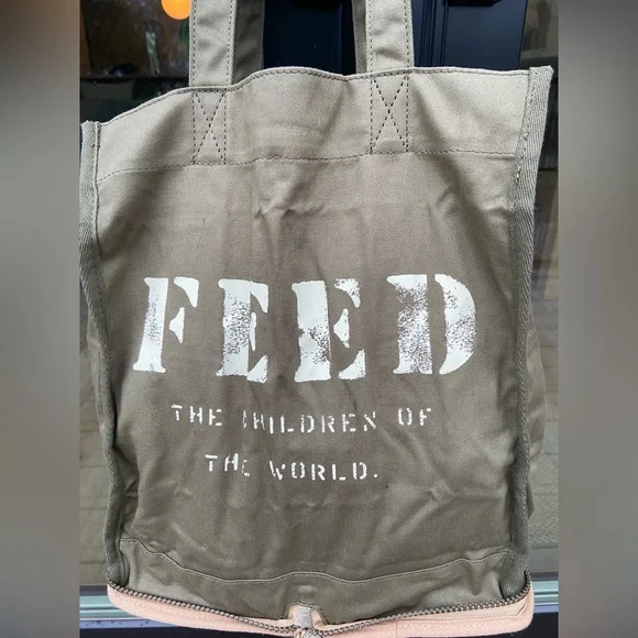 NWT FEED 25 Collapsible Packable Tote Bag - Picture 3 of 6